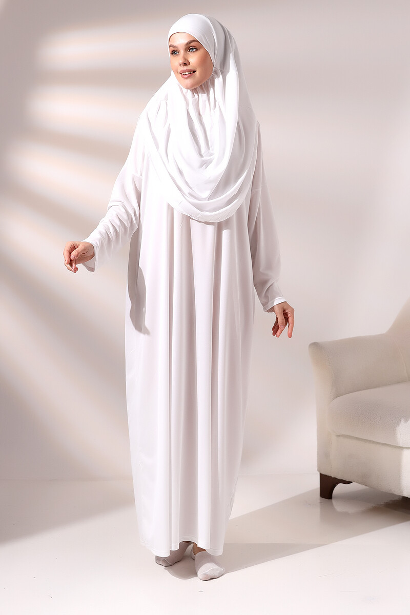 One Piece Prayer Dress - White - 5015 - 3