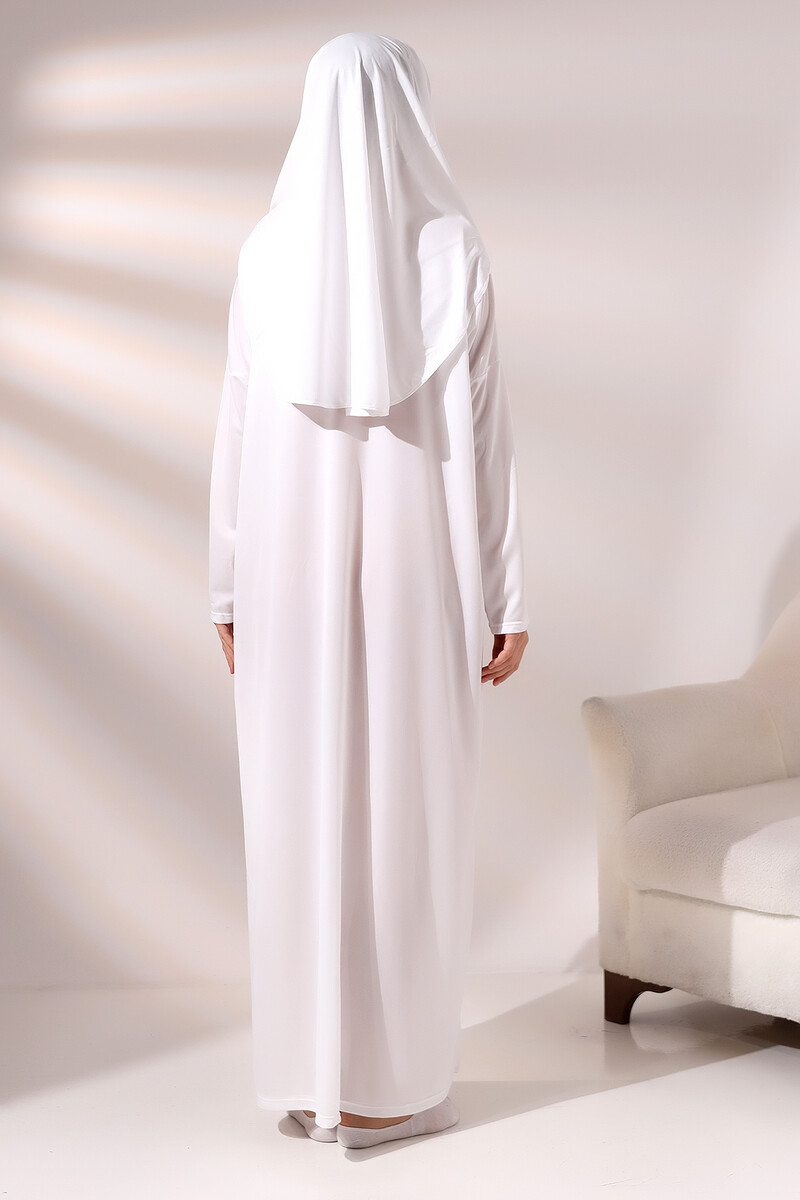 One Piece Prayer Dress - White - 5015 - 6