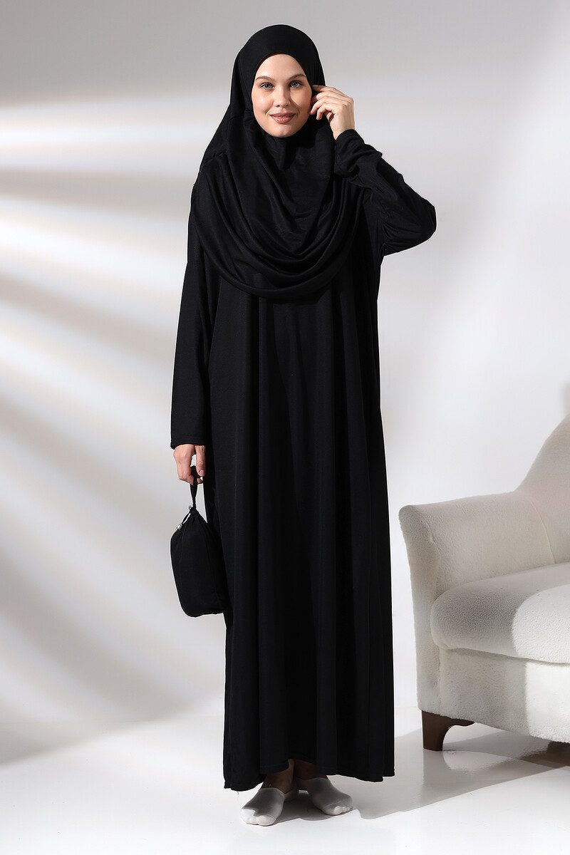 One Piece Prayer Dress - Black - 5015 - 8