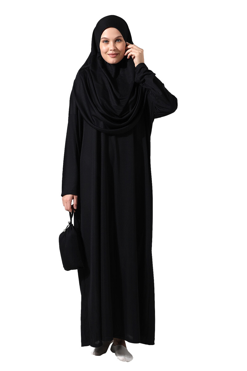 One Piece Prayer Dress - Black - 5015 - 10