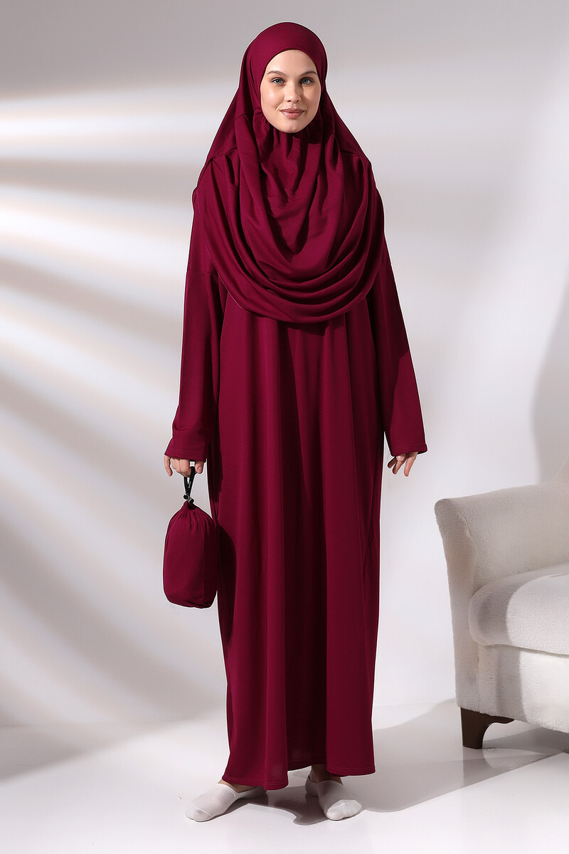 One Piece Prayer Dress - Fuchsia - 5015 - 1