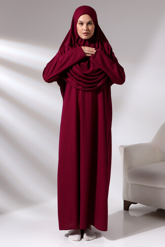 One Piece Prayer Dress - Fuchsia - 5015 - 8