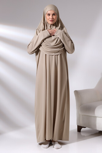 One Piece Prayer Dress - Mink - 5015 - 7