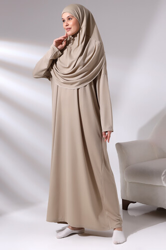 One Piece Prayer Dress - Mink - 5015 - 8