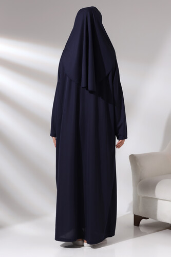 One Piece Prayer Dress - Navy Blue - 5015 - 6