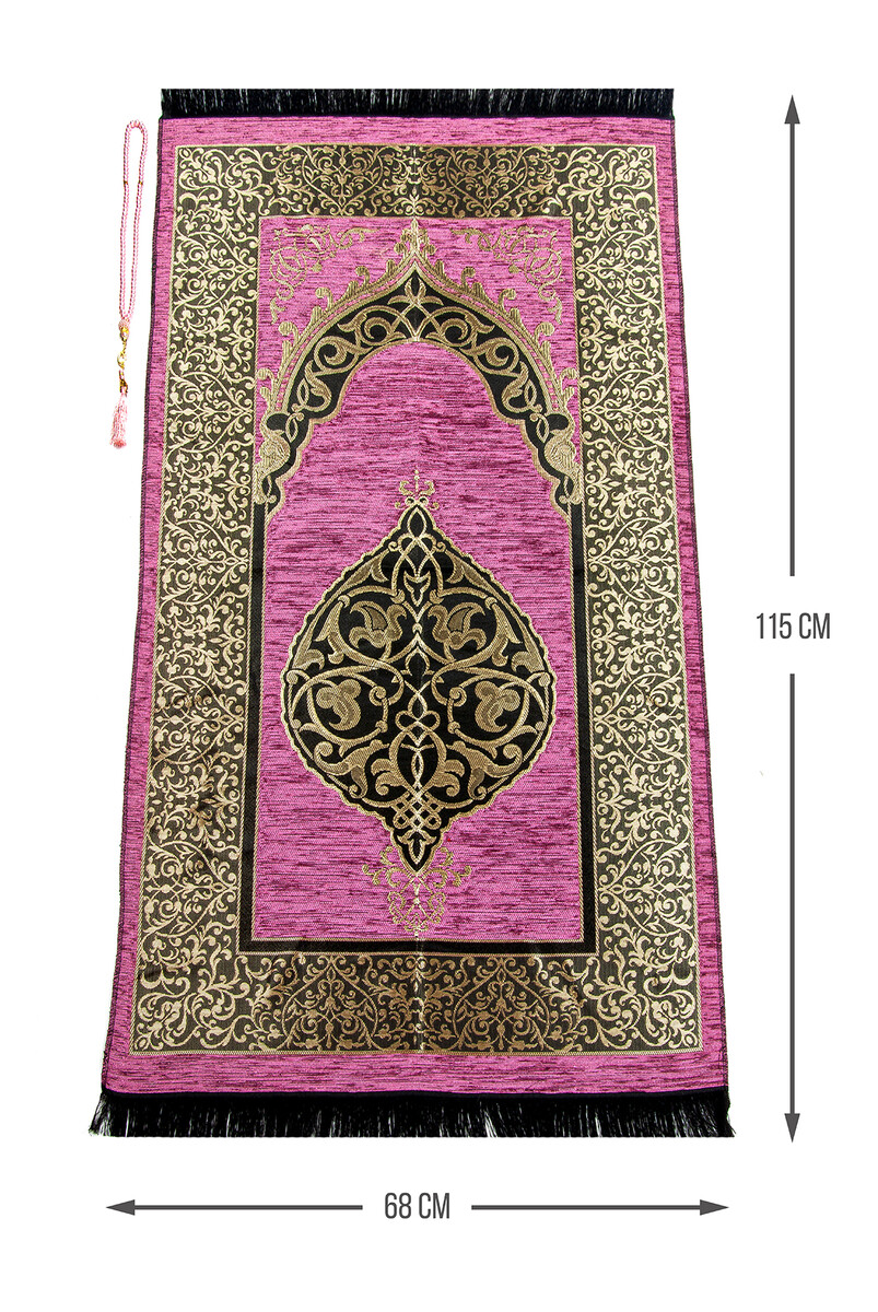 One Piece Prayer Dress - Prayer Rug - Rosary - Worship Set - Fuchsia - 6