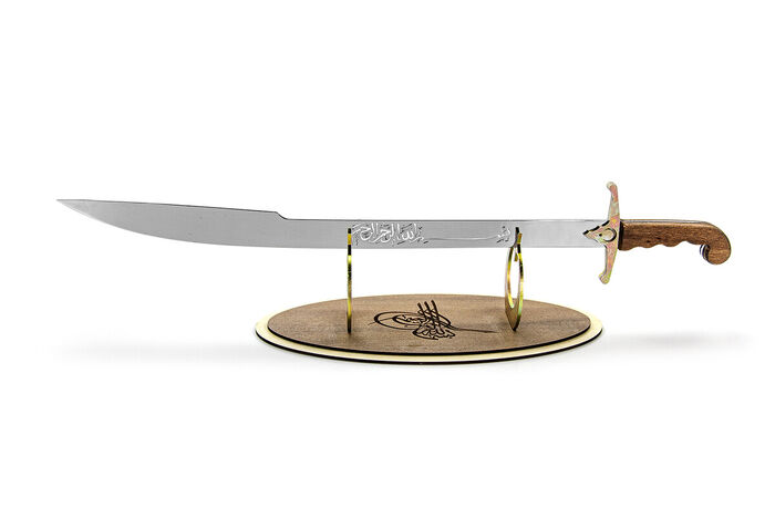 Original Ottoman Sword with Special Ayyıldız Stand - 4