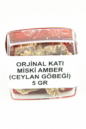 Orjinal Katı Miski Amber Ceylan Göbeği 5 Gr - 4