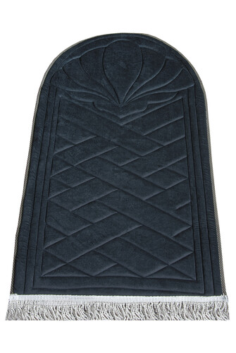 Padded Soft Prayer Rug - Black - 1