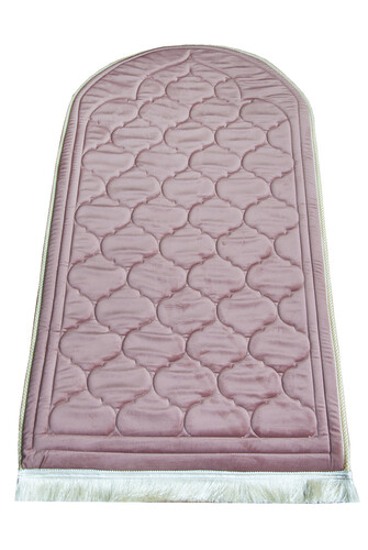 Padded Soft Prayer Rug - Dark Pink - 1