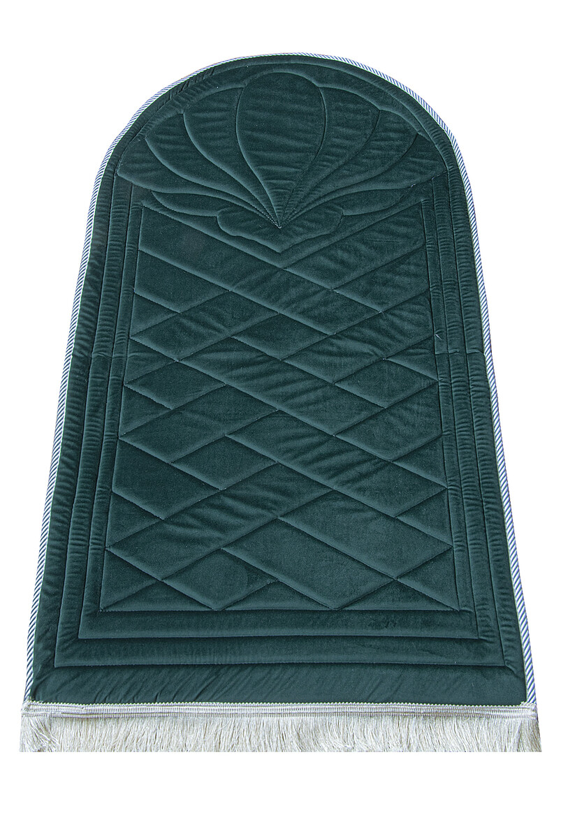 Padded Soft Prayer Rug - Green - 1