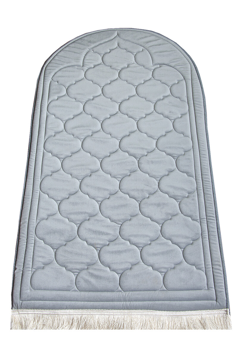 Padded Soft Prayer Rug - Light Gray - 1