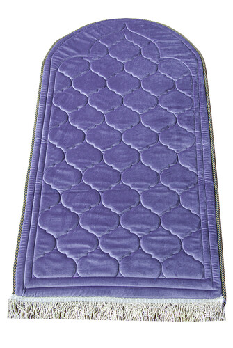 Padded Soft Prayer Rug - Purple - 1