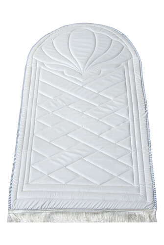 Padded Soft Prayer Rug - White - 1