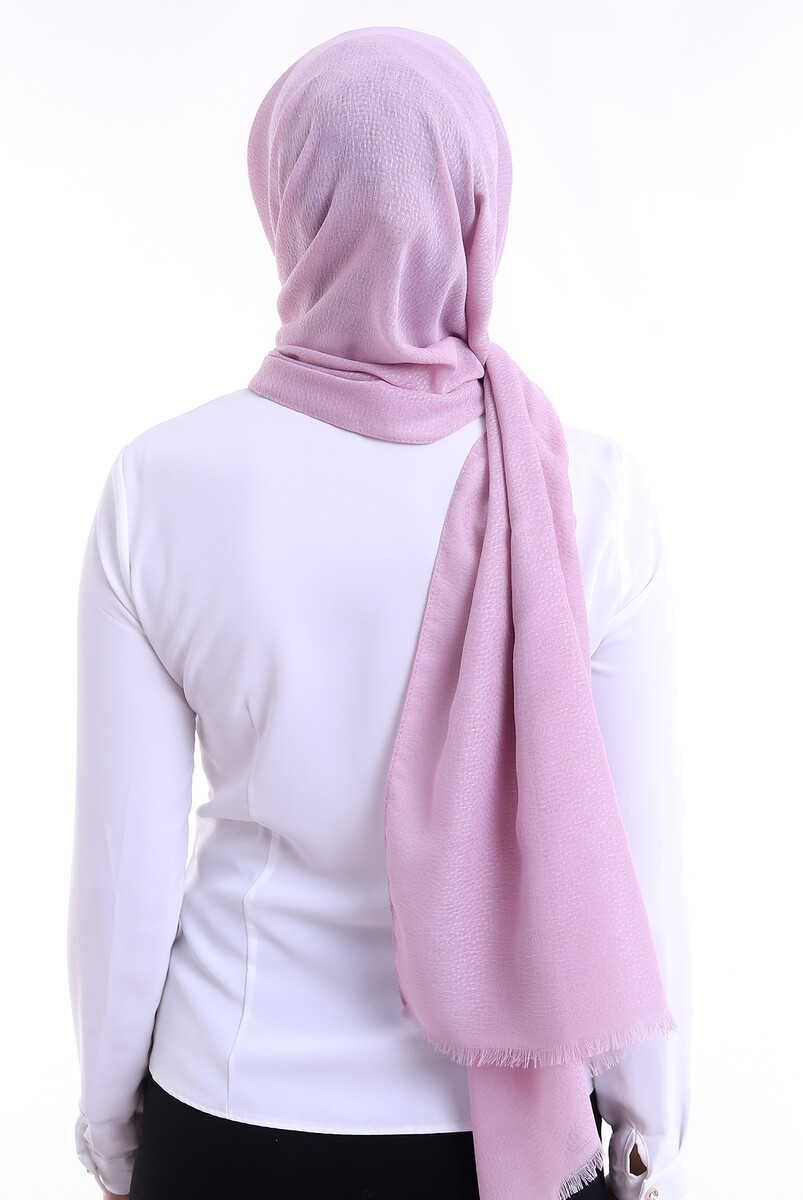 Patterned Cotton Shawl Pink - 6