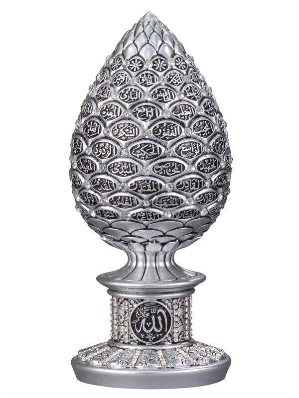 Pine Cone Esmaül Hüsna (Medium Size) Silver - 1