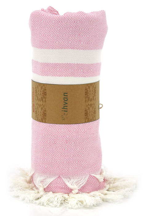 Pink Cotton Bamboo Loincloth - 1