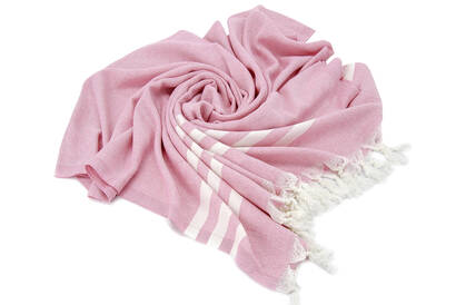 Pink Cotton Bamboo Loincloth - 3