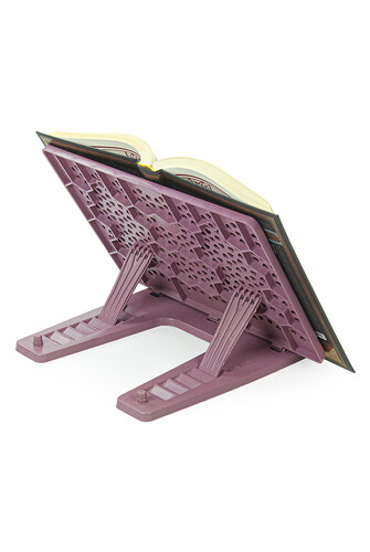 Plastic Lectern - Practical Lectern - Desktop Lectern - Book Reading Stand - Pink - 4