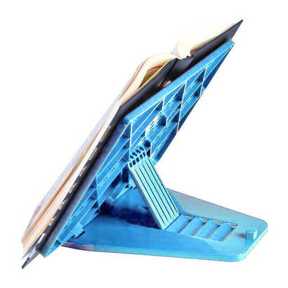 Plastic Rahle - Practical Rahle - Tabletop Rahle - Book Reading Stand - Blue Color - 3