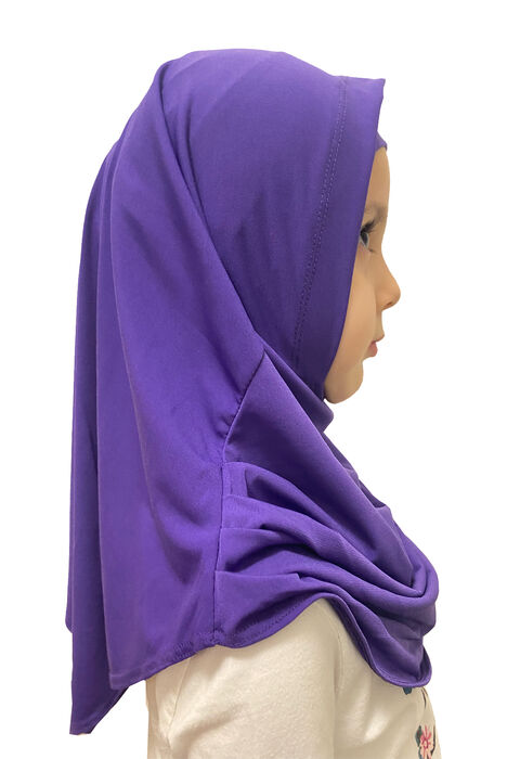 Practical Ready-to-use Children's Scarf Purple - 2