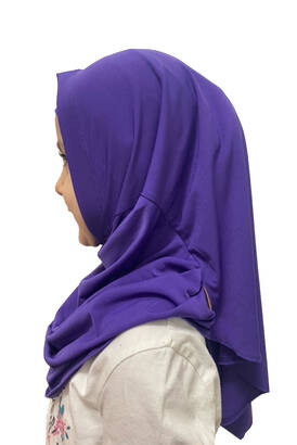 Practical Ready-to-use Children's Scarf Purple - 3