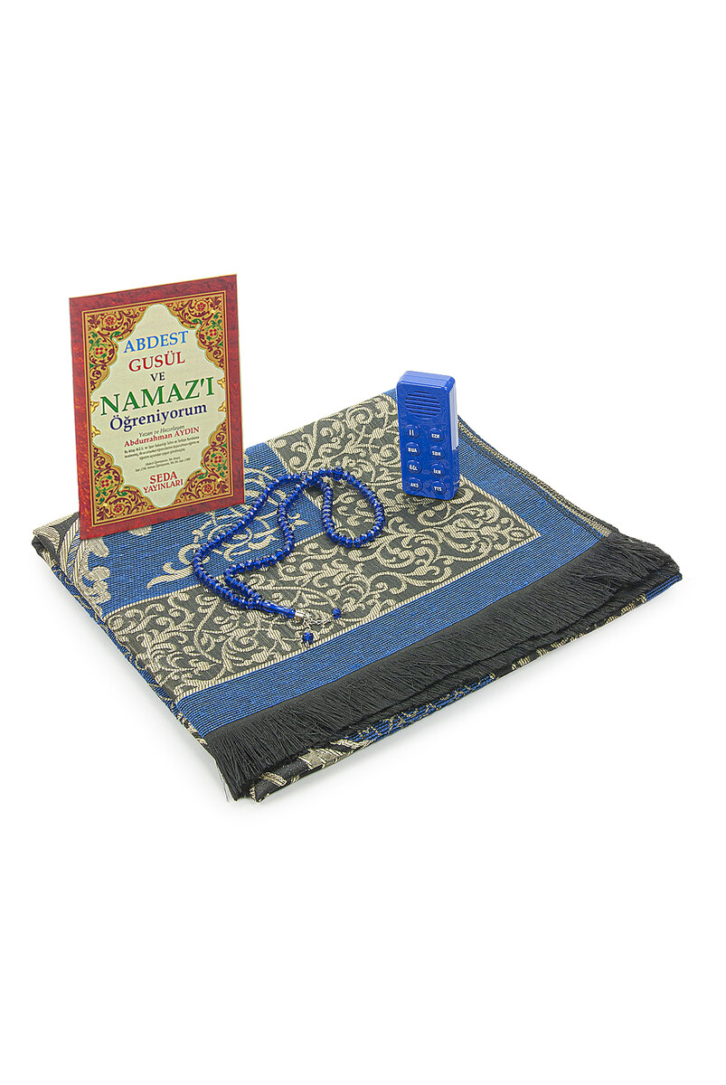 Prayer Device - Blue Color - Boxed - With Prayer Beads - Prayer Teacher Gift - 3