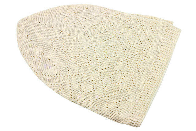 Prayer Cap (12 Pieces) Cream - 8111 - 1