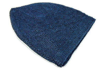 Prayer Cap (12 Pieces) Navy Blue - 1