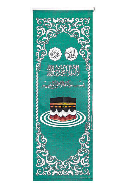 Pulpit Cover - Roller Blind - Green Color - 1