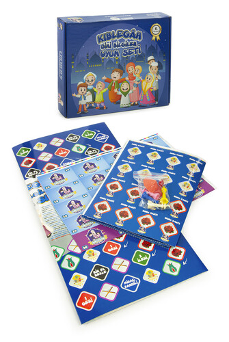 Qiblagah Game Set - Religious Trivia Family Game Like Monopoly - 1