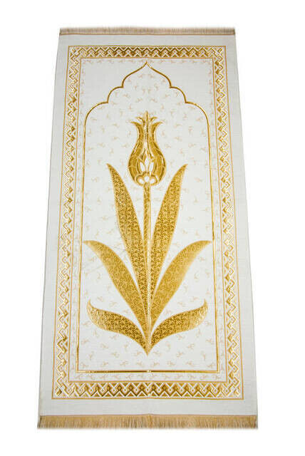 Ramadan Special Religious Gift Set Boxed Tulip Prayer Rug - 2