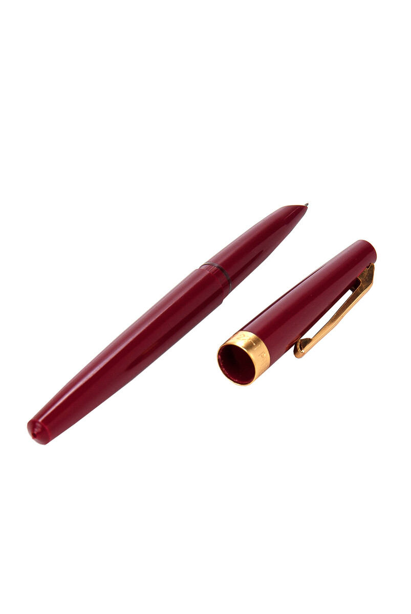 Red Saffron Ink and Burgundy Color Saffron Pen Set - 4