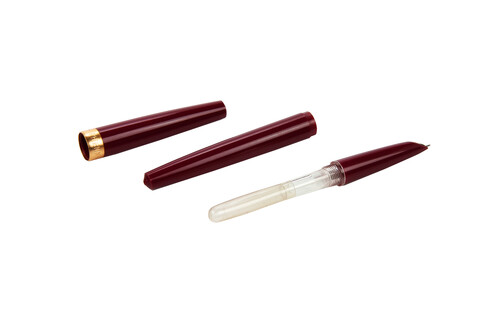 Red Saffron Ink and Burgundy Color Saffron Pen Set - 5