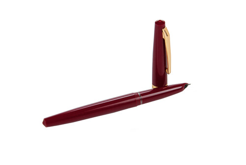 Red Saffron Ink and Burgundy Color Saffron Pen Set - 6