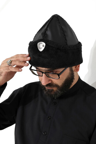 Seljuk Börk Hat - Black Color - 2