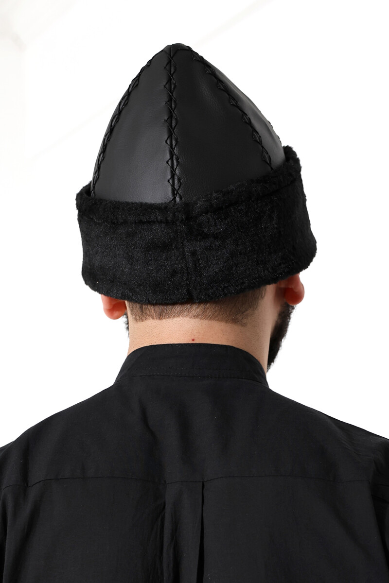 Seljuk Börk Hat - Black Color - 7