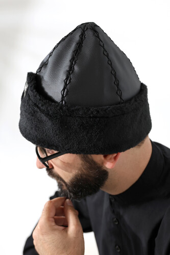 Seljuk Börk Hat - Black Color - 5