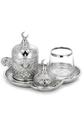 Sena Ziyafet Single Coffee Presentation Set with Silver Box - 1