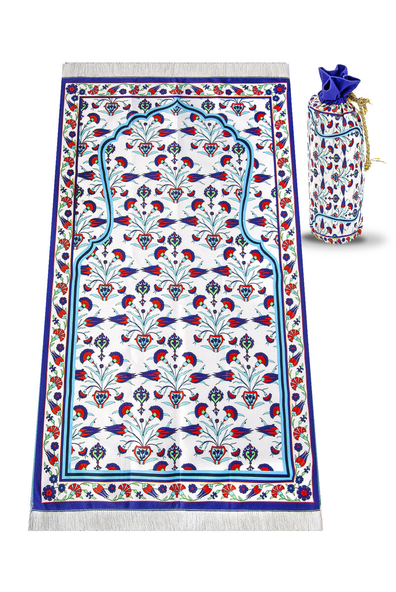 Silk Textured Carrying Bag Prayer Rug IPK04 - 1