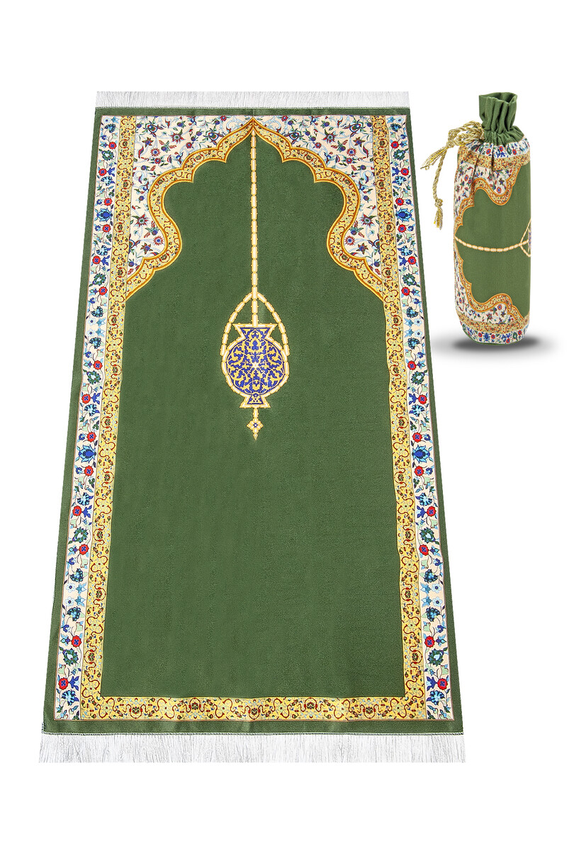 Silk Textured Carrying Bag Prayer Rug IPK05 - 1