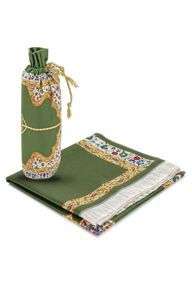 Silk Textured Carrying Bag Prayer Rug IPK05 - 6