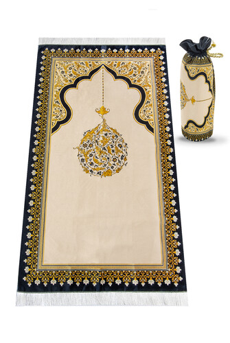 Silk Textured Carrying Bag Prayer Rug IPK06 - 1