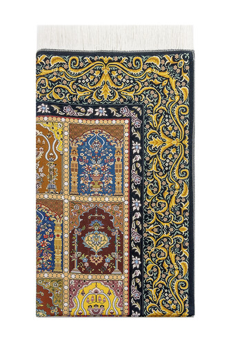 Silk Textured Carrying Bag Prayer Rug IPK07 - 5