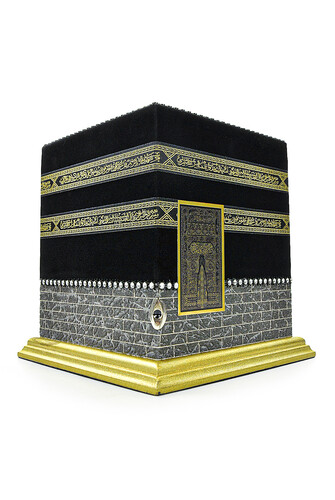 Small Size Model of the Kaaba with Velvet Covered Relief Detail - 4