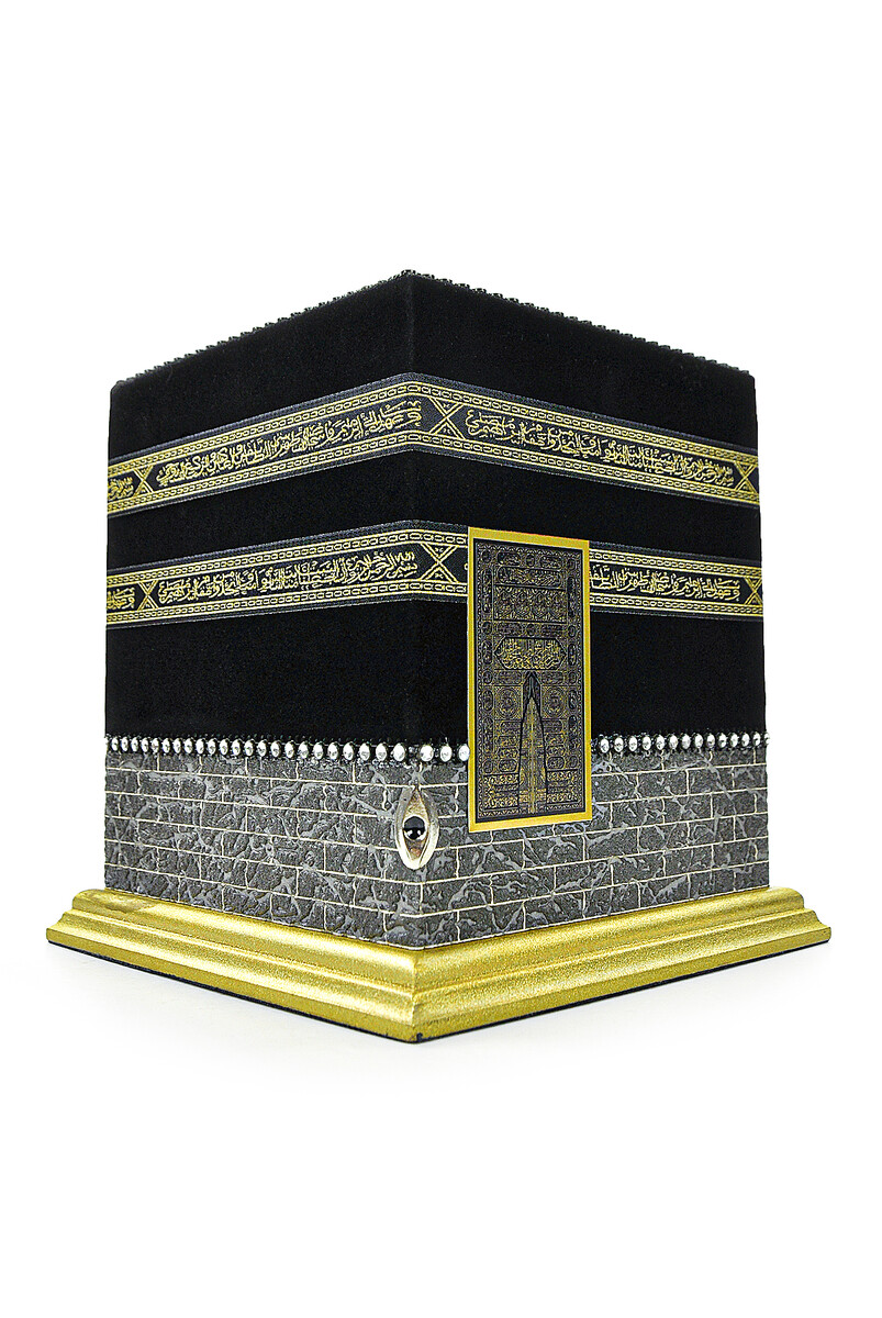 Small Size Model of the Kaaba with Velvet Covered Relief Detail - 4