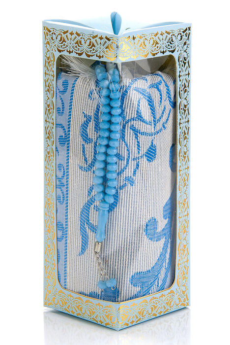 Special Gift Box Prayer Prayer Rosary Set Blue - 5