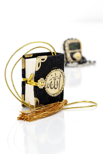 Stone Dhikrmatic - Mini Quran - Gift Set with Crystal Stone Rosary - Black Color - 4