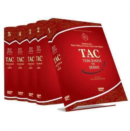 Tac Tercemesi and Sherhi 5 Volumes Imported Book Paper-1487 - 1