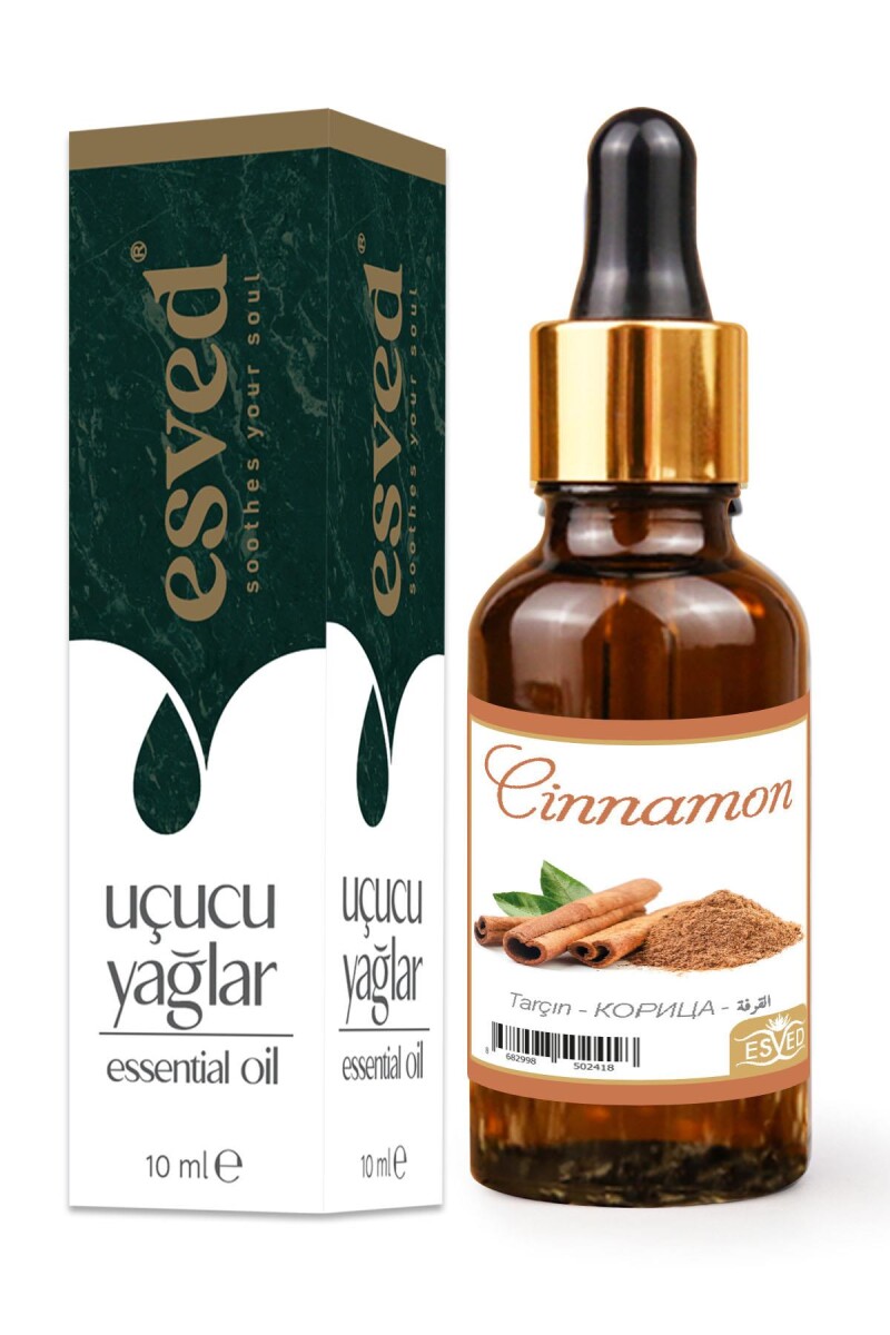 Tarçın Kokusu Saf Esansiyel Uçucu Yağ Buhurdanlık Yağı Difüzör Esansı Aromaterapi Ortam Koku 10ml - 1